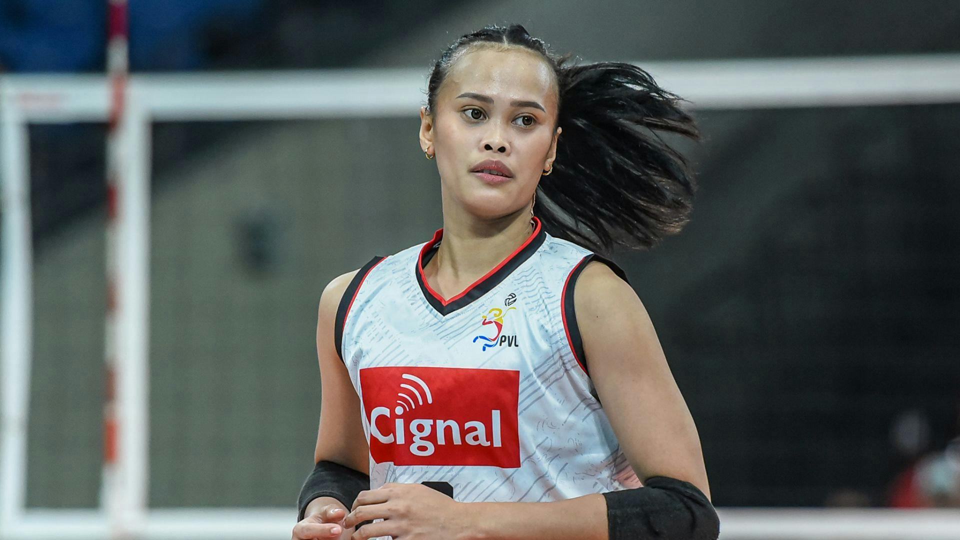 PVL: Judith Abil shares simple goal during Cignal’s dominant bounce-back win vs Capital1